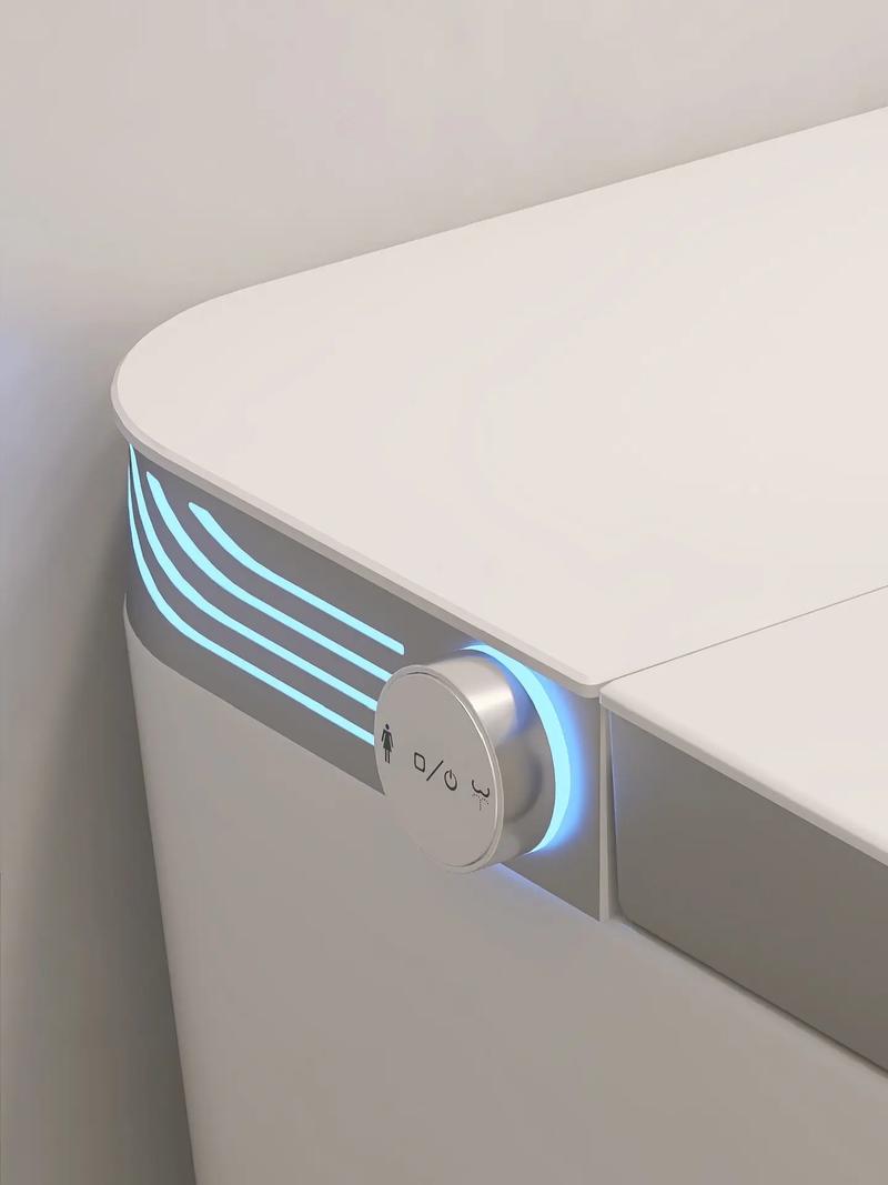 玻璃磚隔斷與智能馬桶，現(xiàn)代衛(wèi)生間的舒適美學